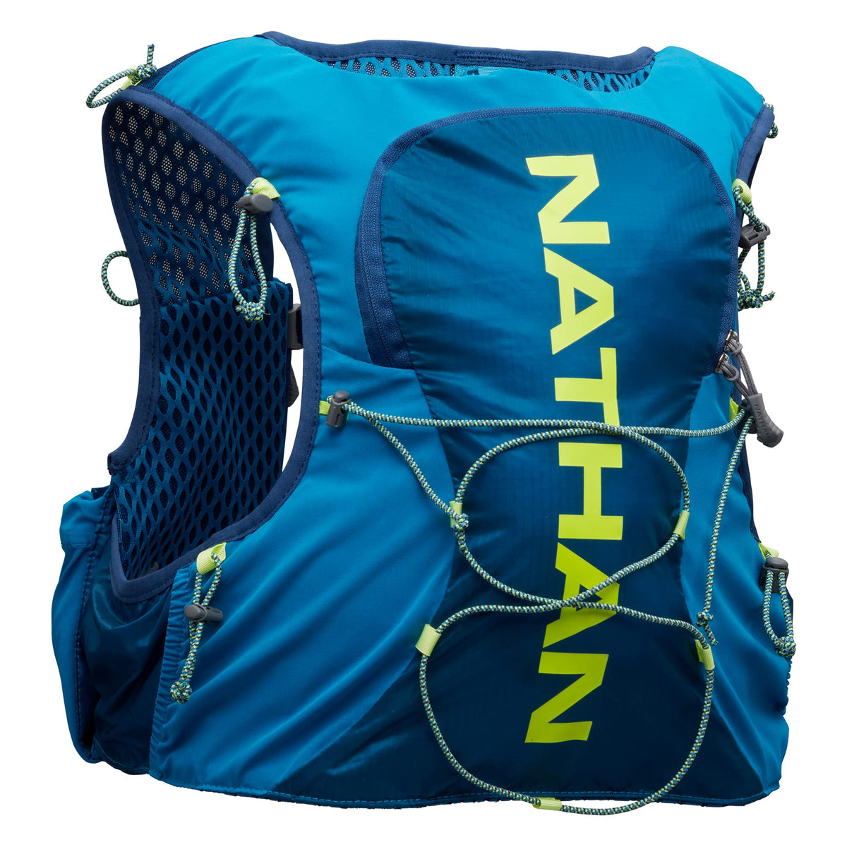 Nathan Vapor Air 3.0 7 Liter Hydration Vest w/ 2L Bladder, Air Mesh Shoulder Straps, Front Pockets & Back Zipper Pocket, Breathable & Moisture Wicking