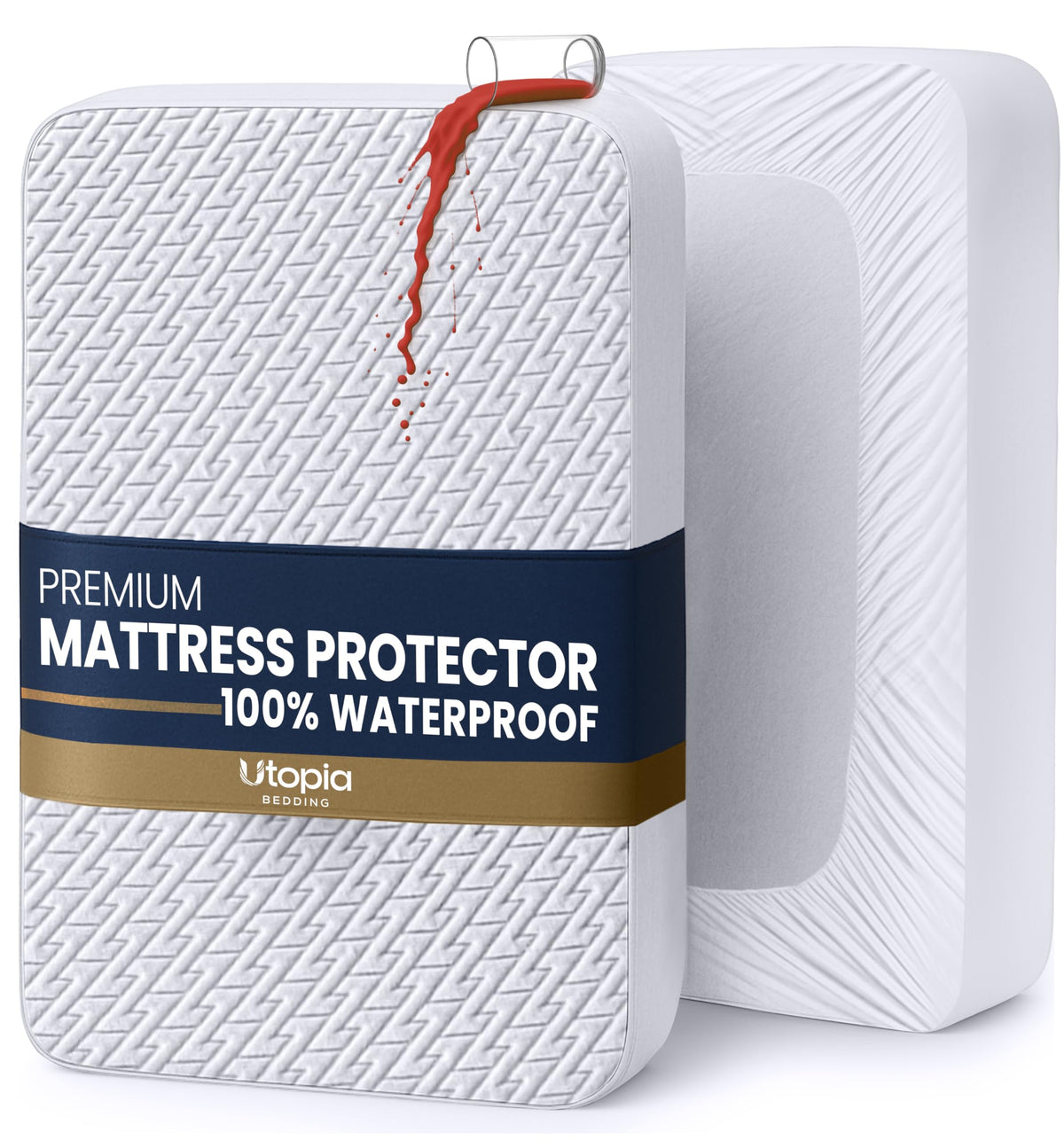Premium Waterproof Mattress Protector Twin Size