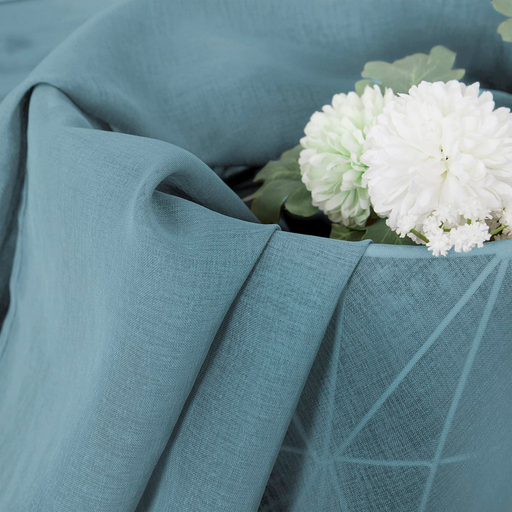 Sheer Tier Curtains Kitchen Linen Textured Half Curtain Sheers Light Filtering Rod Pocket Voile Bathroom Short Curtains for Farmhouse (2 Count)