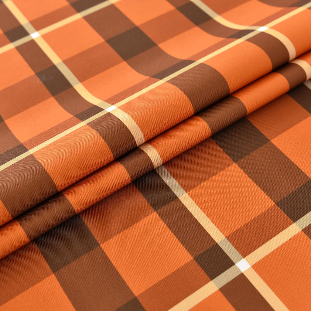 Waterproof Checkered Tablecloth Fabric