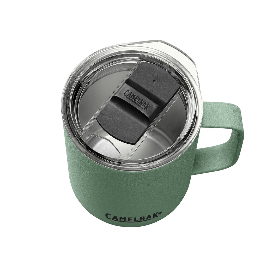 CamelBak Camp Mug Stainless Steel Drinkware 12oz, Moss