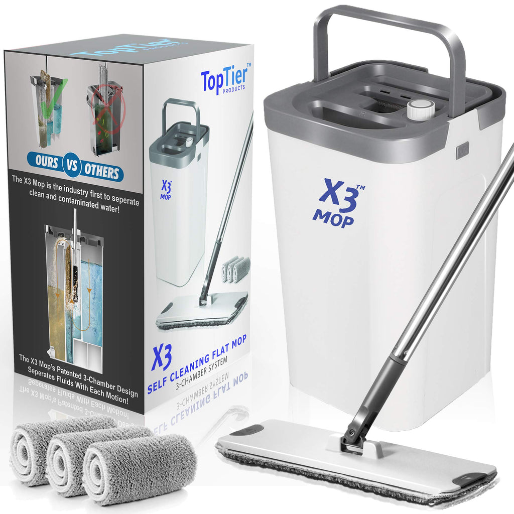 X3 Mop Separates Dirty and Clean Water