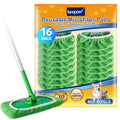 Reusable Wet Pads Compatible with Swiffer Sweeper Mop (16 Count)