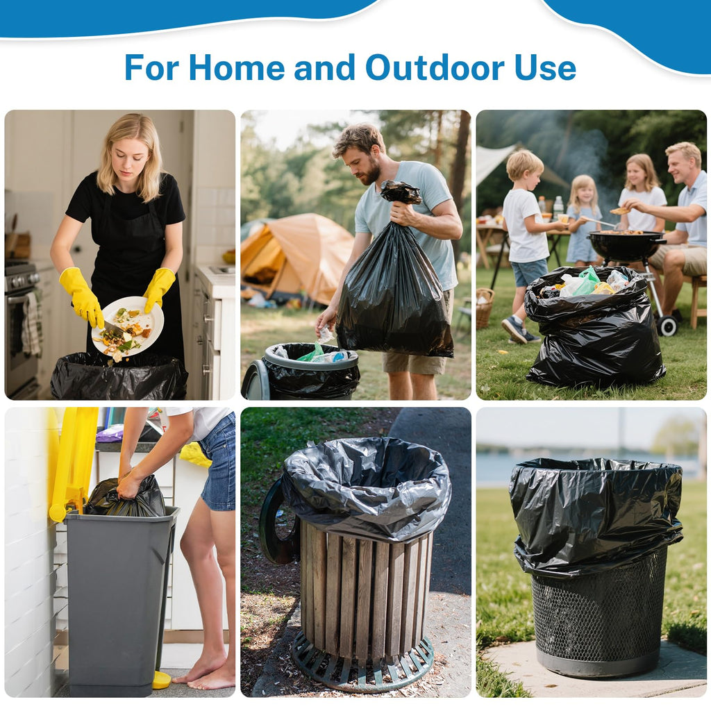 Heavy Duty Trash Bags 55 (50 Count)