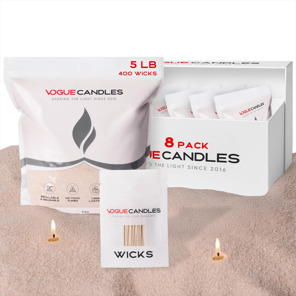 Vogue Candles Nude Pearled Candle Sand Wax Kit (640 Ounce)