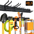 Garage Tool Organizer Wall Mount 49.5 inches with 10 Adjustable Heavy