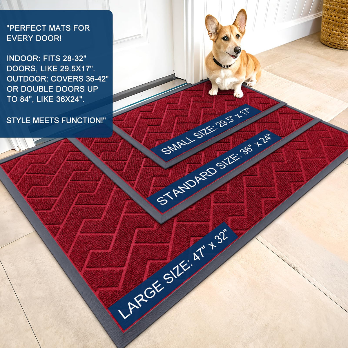 Front Door Mat Outside 59x23