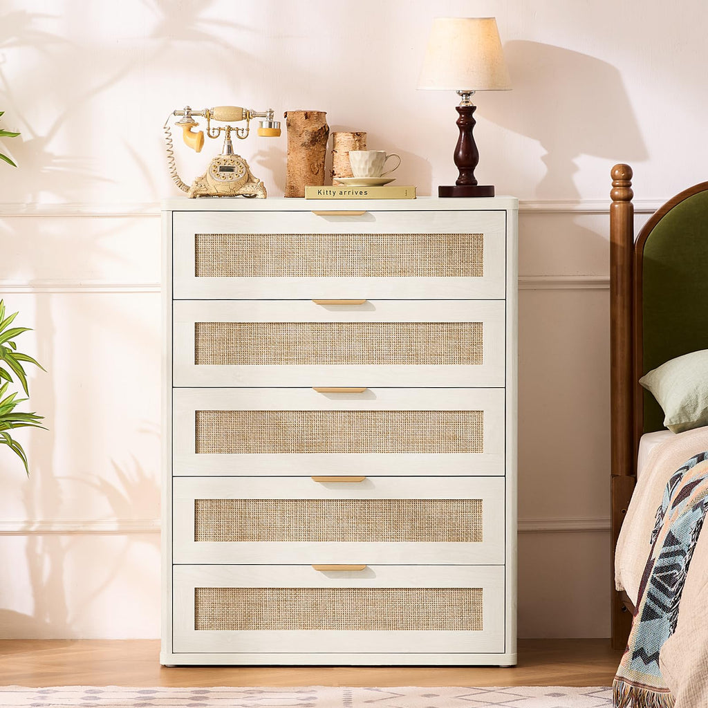 Rattan Dresser for Bedroom Set 2