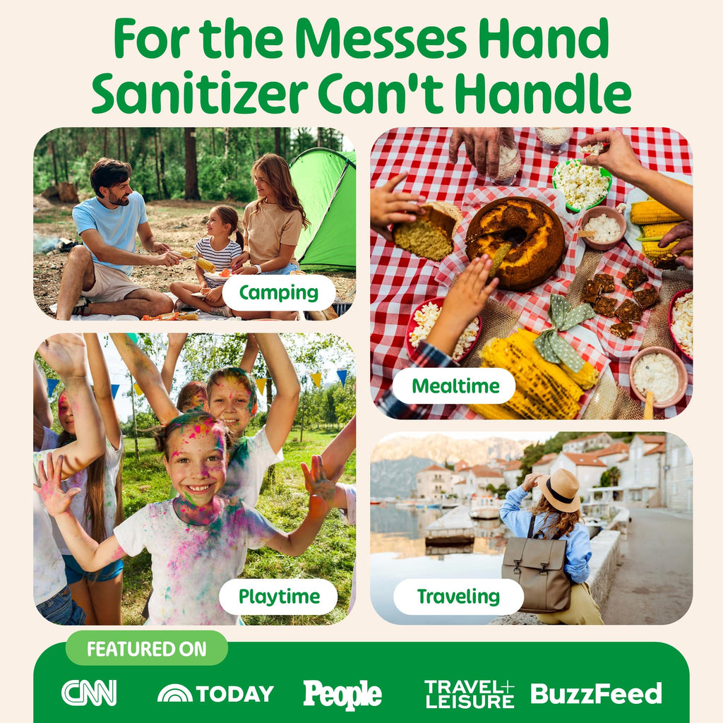 Mini Hand Sanitizer Wipes Travel Size 30 Pack (240 Count)