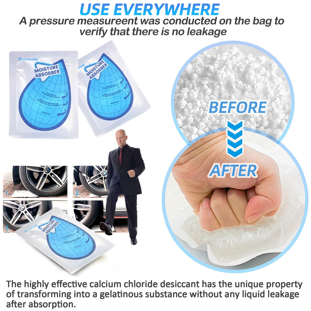 100 Gram 30 Packs Moisture Absorbers (3.5274 Ounce)