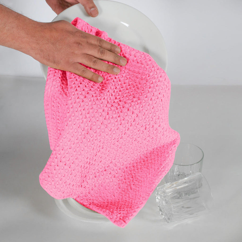 100% Cotton Premium Waffle Kitchen Towels