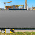 Customized 8' x 119' Gray Fence Privacy Screen,with Bindings & Grommets,Heavy Duty for Gardens,Backyard,Patio,Tennis Court,Pool,Construction Project, We Make Custom Sizes