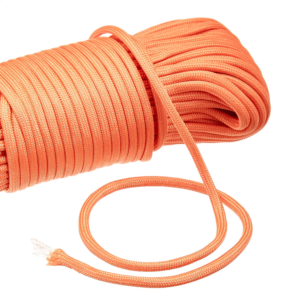 Amazon Basics 550 Type III Paracord, 7-Strand Nylon Core, High Strength for Hiking, Camping, Survival and DIY Crafts, 5/32 in x 100 ft (4mm x 30.5m), Orange