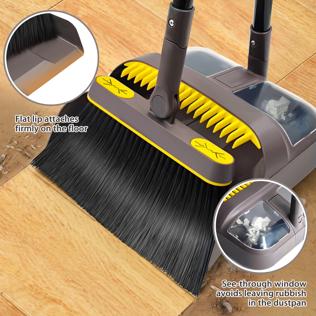 Broom with Dustpan Combo Set