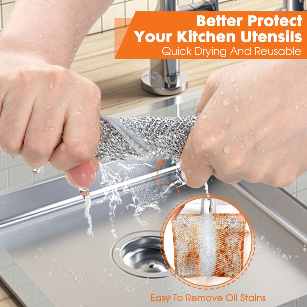 Non Scratch Wire Dishcloth (6 Count)