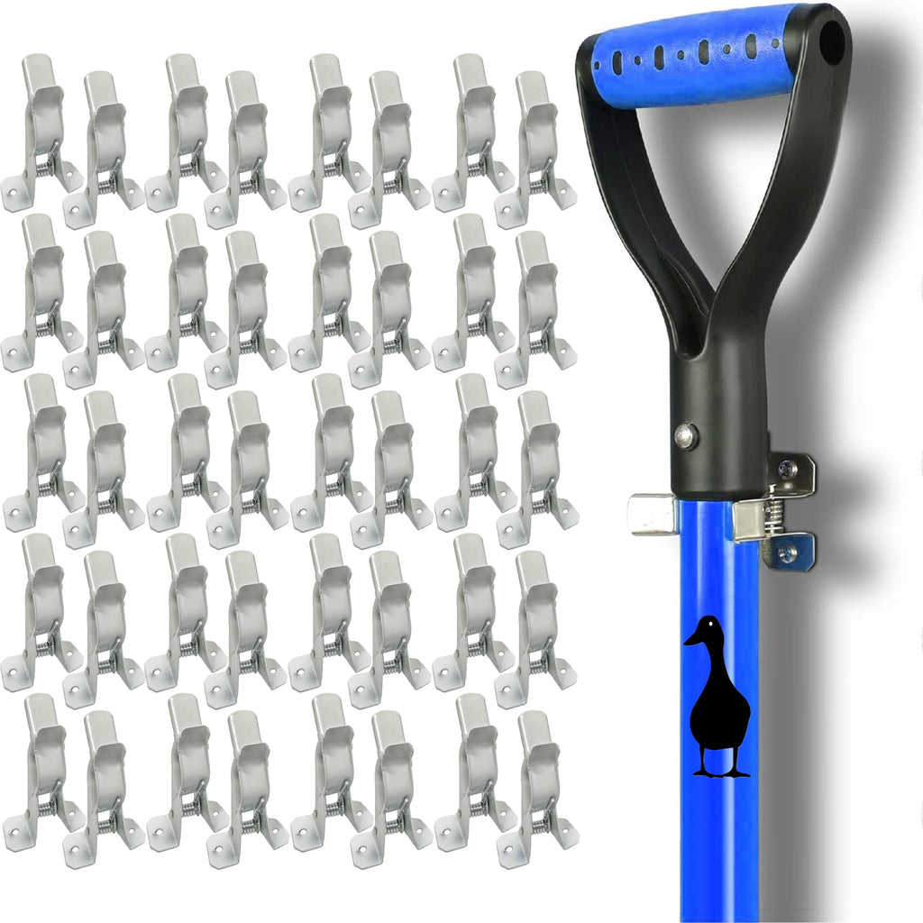 White Spring Grip Clamps