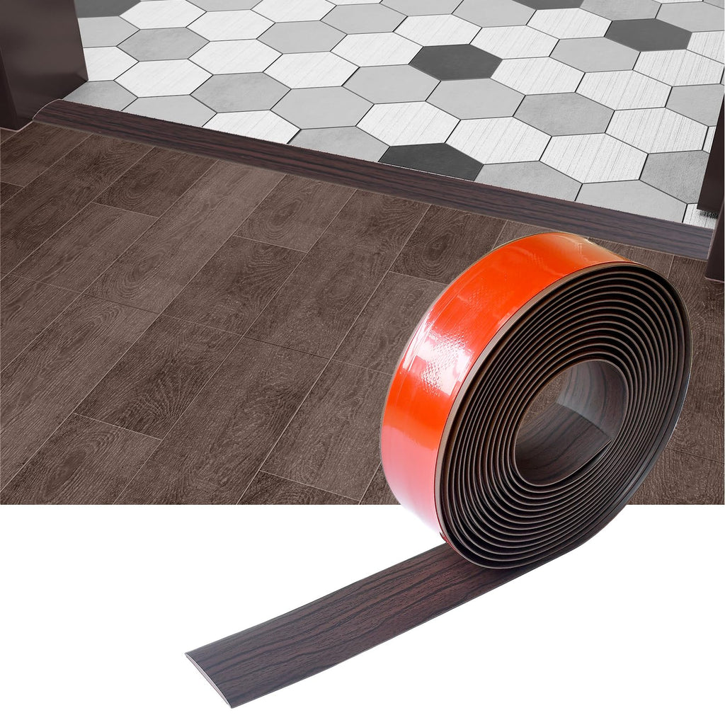 Floor Transition Strip & Self Adhesive Floor Vinyl Floor Edge Trim Laminate Floor Gap Covering Joining Strip (118 Foot)