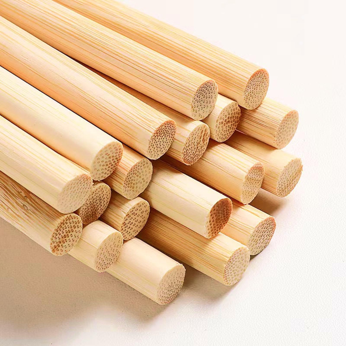 10 PCS Dowel Rods Wood Sticks Wooden Dowel Rods (10 Count)