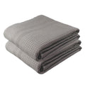Waffle Bath Sheet Large Bath Towels Quick Dry Thin Body Towels (2 Count)
