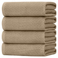 100% Cotton Oversized Waffle Weave Kitchen Towels 4 (4 Count)