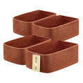 Small Storage Baskets for Organizing (4 Count)