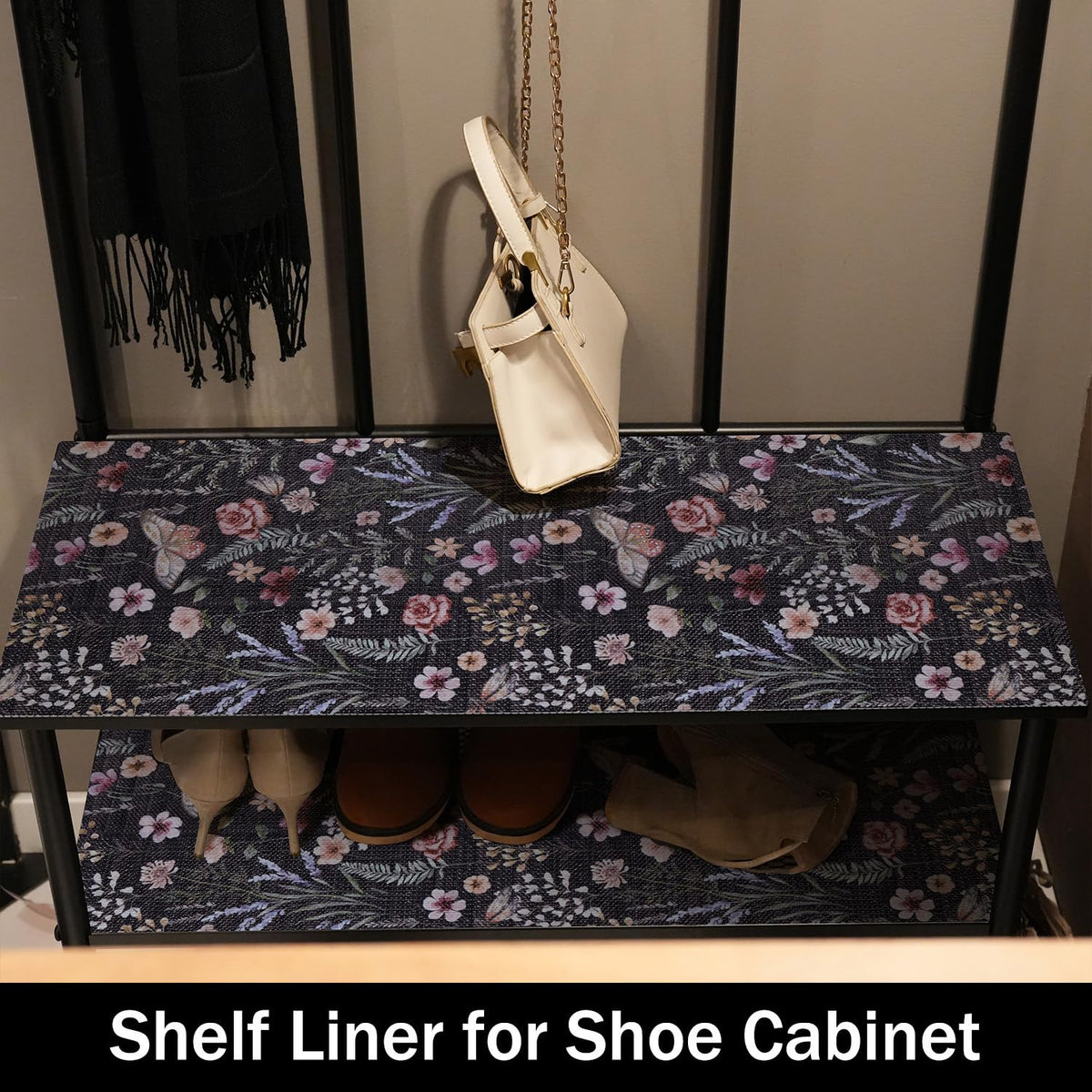 Butterfly Shelf and Drawer Liner for Kitchen Cabinets (24 Sq Ft)