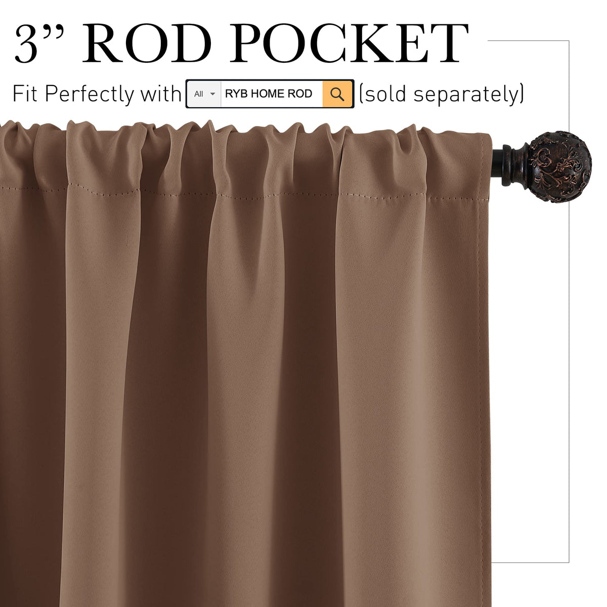 Half Curtain Tiers 36 inch Length (2 Count)
