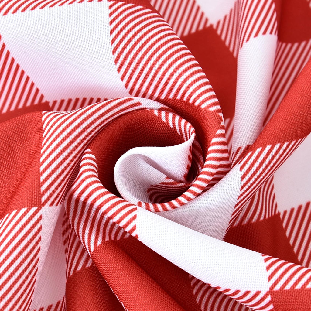 Waterproof Checkered Tablecloth Fabric