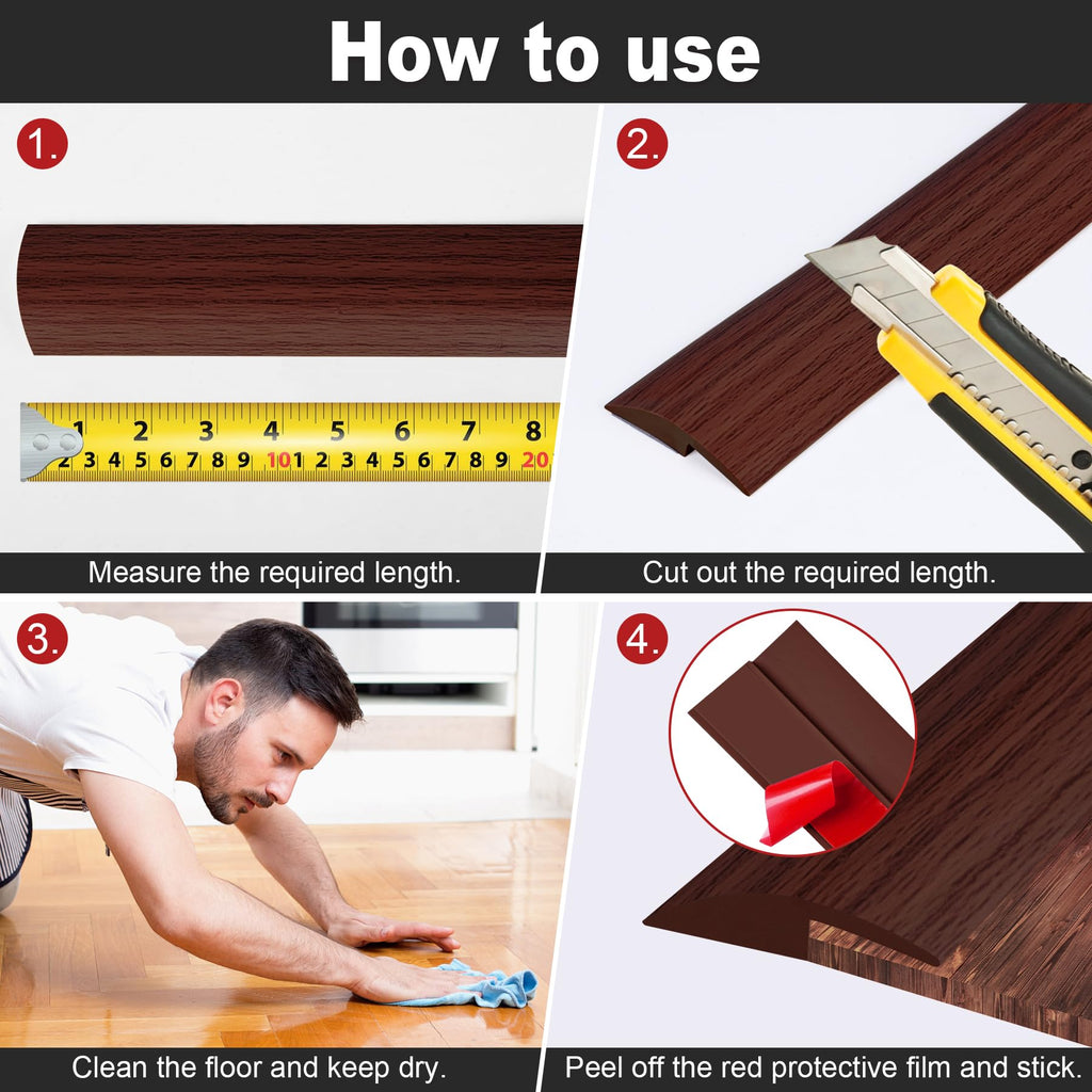 10Ft Carpet Floor Transition Strip (10 Foot)