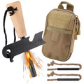 Acostop Fire Starter Tool Kit Survival Gear for Hiking Campfires Bushcraft