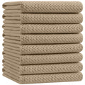 100% Cotton Oversized Waffle Weave Kitchen Towels 8 (8 Count)