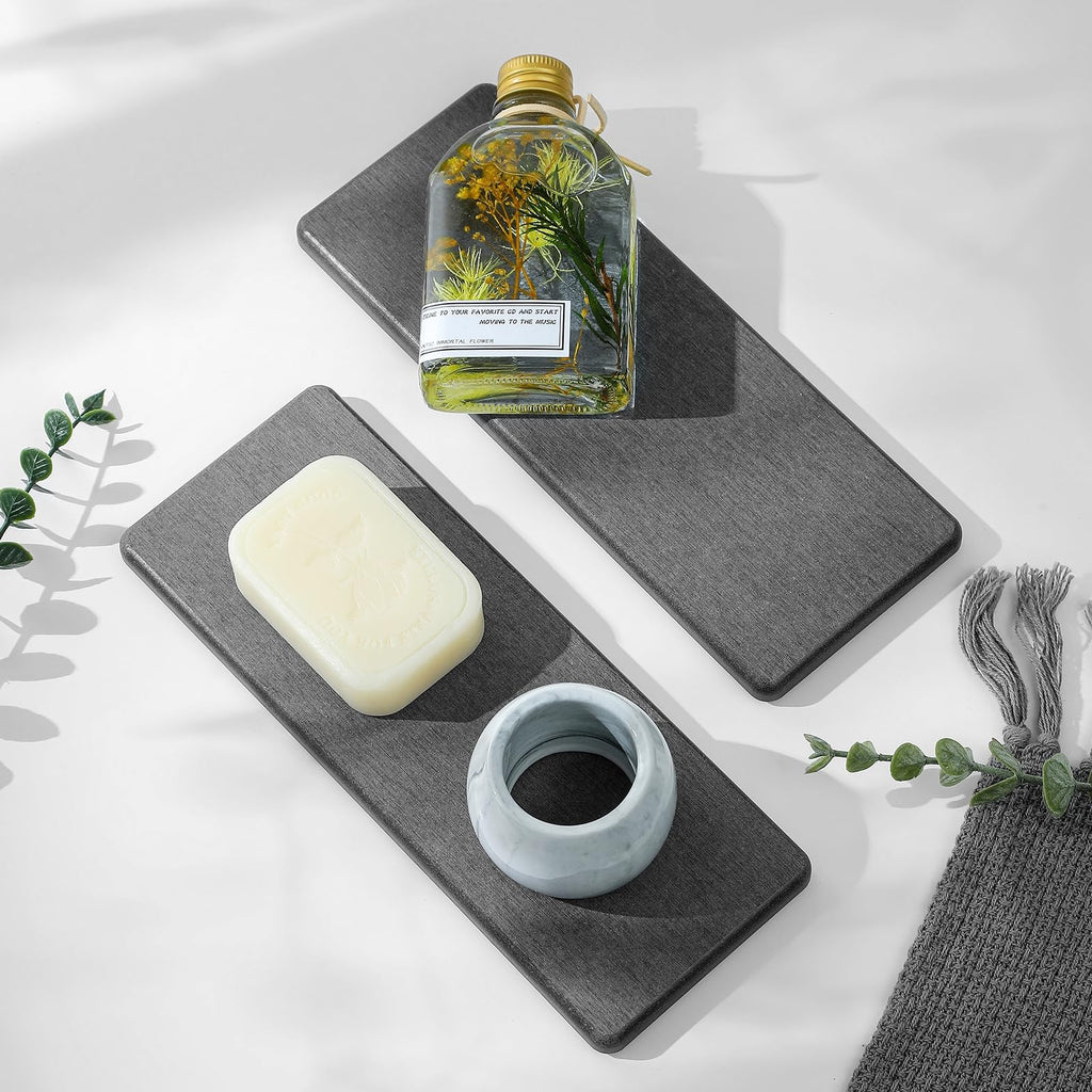 2PCS Bathroom Trays (2 Count)