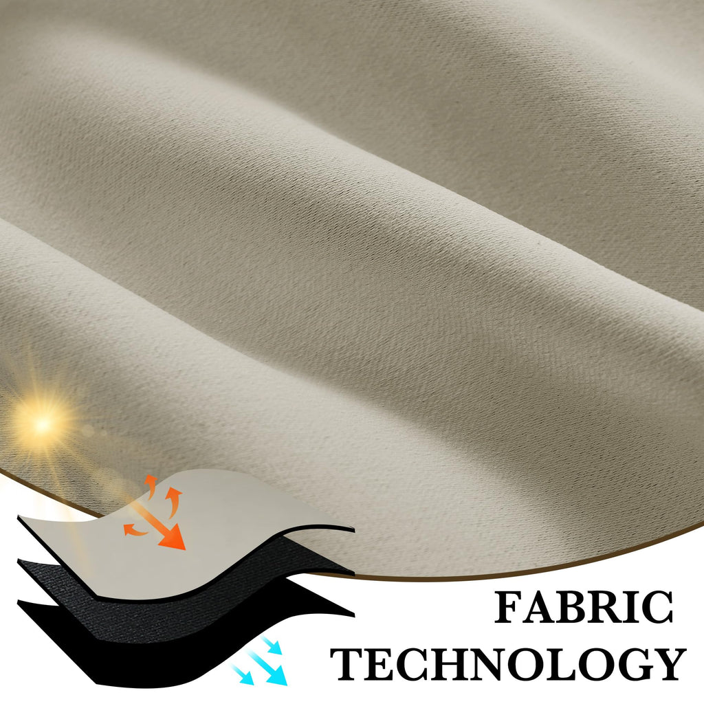 100% Blackout Basement Curtains 30 inches Long (2 Count)