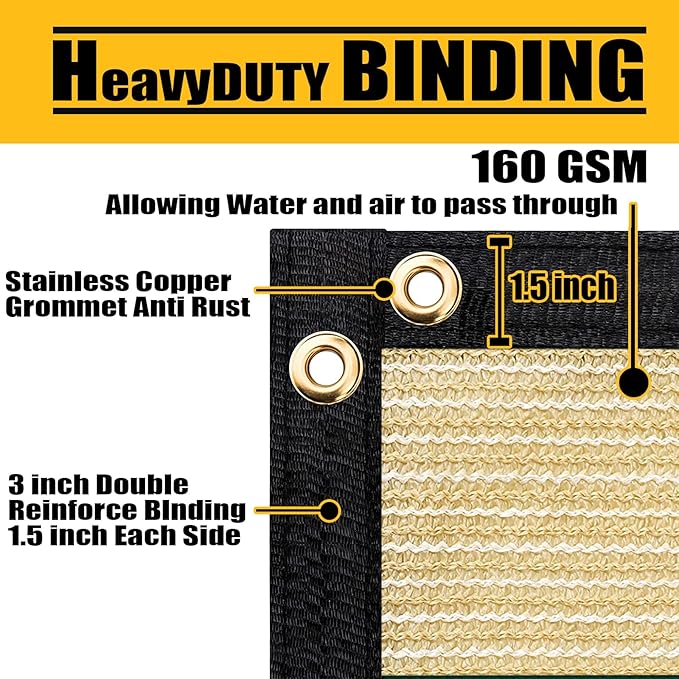 Customized 8' x 119' Gray Fence Privacy Screen,with Bindings & Grommets,Heavy Duty for Gardens,Backyard,Patio,Tennis Court,Pool,Construction Project, We Make Custom Sizes