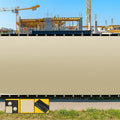 Customized 8' x 87' Beige Fence Privacy Screen,with Bindings & Grommets,Heavy Duty for Gardens,Backyard,Patio,Tennis Court,Pool,Construction Project, We Make Custom Sizes