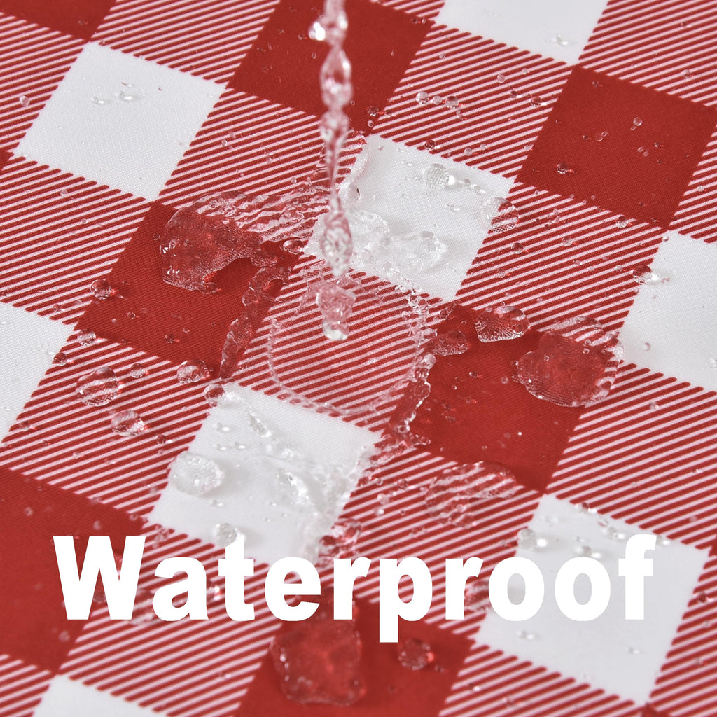 Waterproof Checkered Tablecloth Fabric