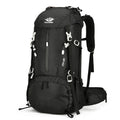 Esup 50L Camping Hiking Backpack Men with rain cover 45l+5l Lightweight Backpacking Backpack Travel Backpack (Black New)