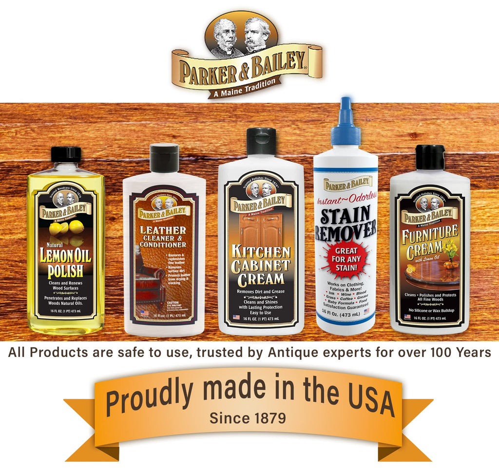 Parker and Bailey Kitchen Cabinet Cream Wood Cleaner Grease Remover 16 oz (48 Fl Oz)