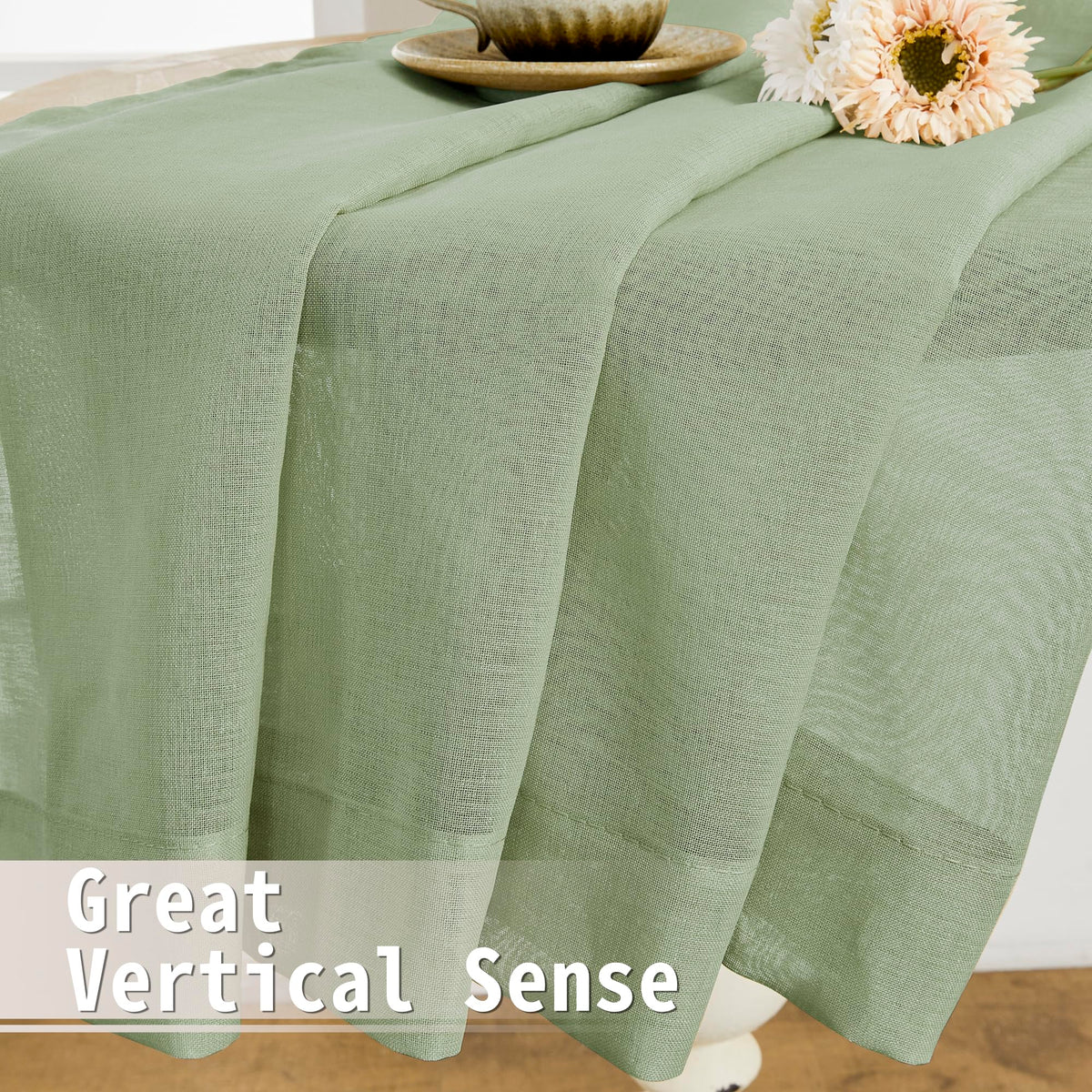 Short Sheer Door Curtains Closet Linen Textured Curtains Sheer Doorway Light Filtering Voile Patio Glass Door Rod Pocket Curtain French Doors