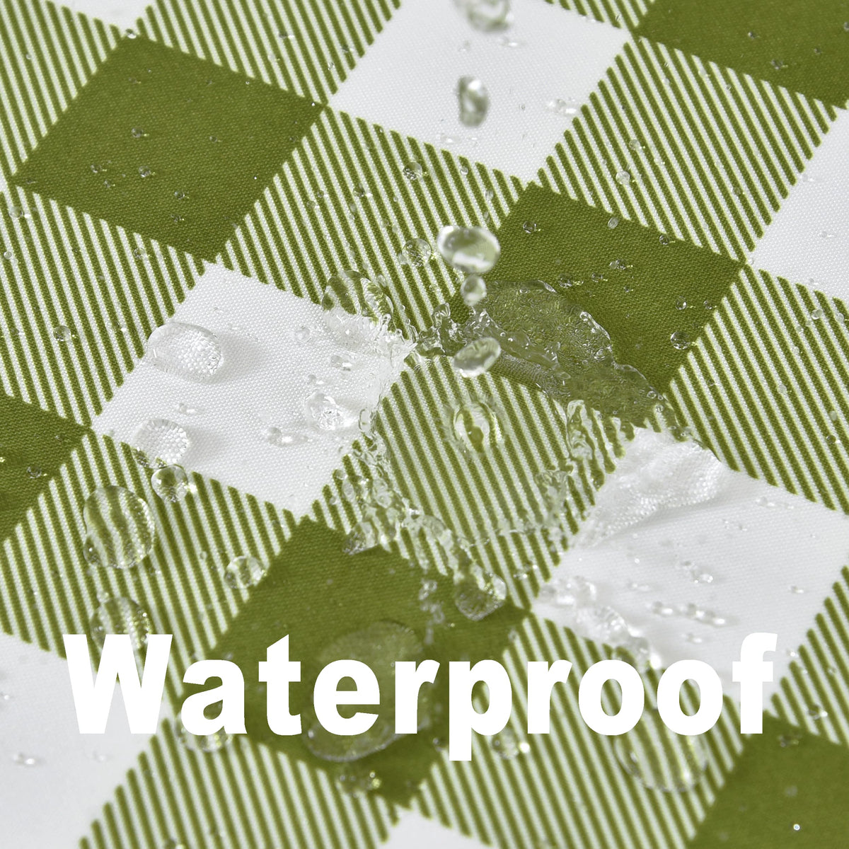 Waterproof Checkered Tablecloth Runner Fabric