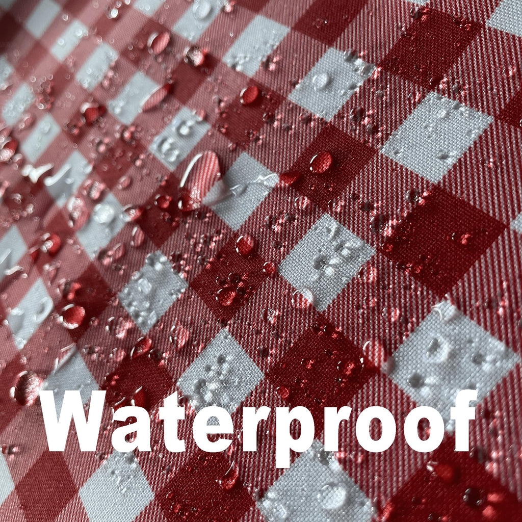 Waterproof Plaid Tablecloth Fabric