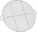 Stanbroil Fire Pit Cooking Grill Grate with 3 Support Bars - Outdoor Round BBQ Campfire Grill Grid - Camping Cookware - Stainless Steel, 30 Inch