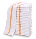 12 PC New Cotton Blend White Restaurant Bar Mops Kitchen Towels (12 Count)