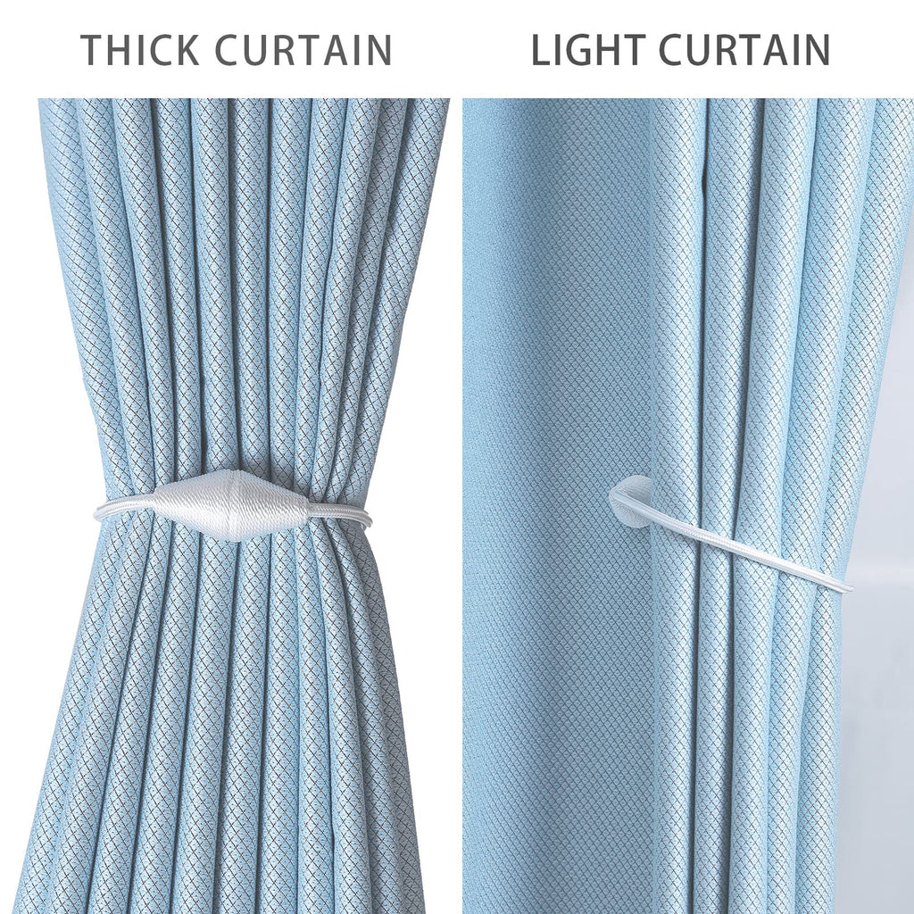 2 PCS Magnetic Curtain Tiebacks (2 Count)