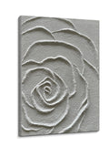 Art Contemporary Minimalist Texture Abstract Oil Painting White Flower Texture Painting Minimalist Art 40x28 Inch Home Wall Decoration