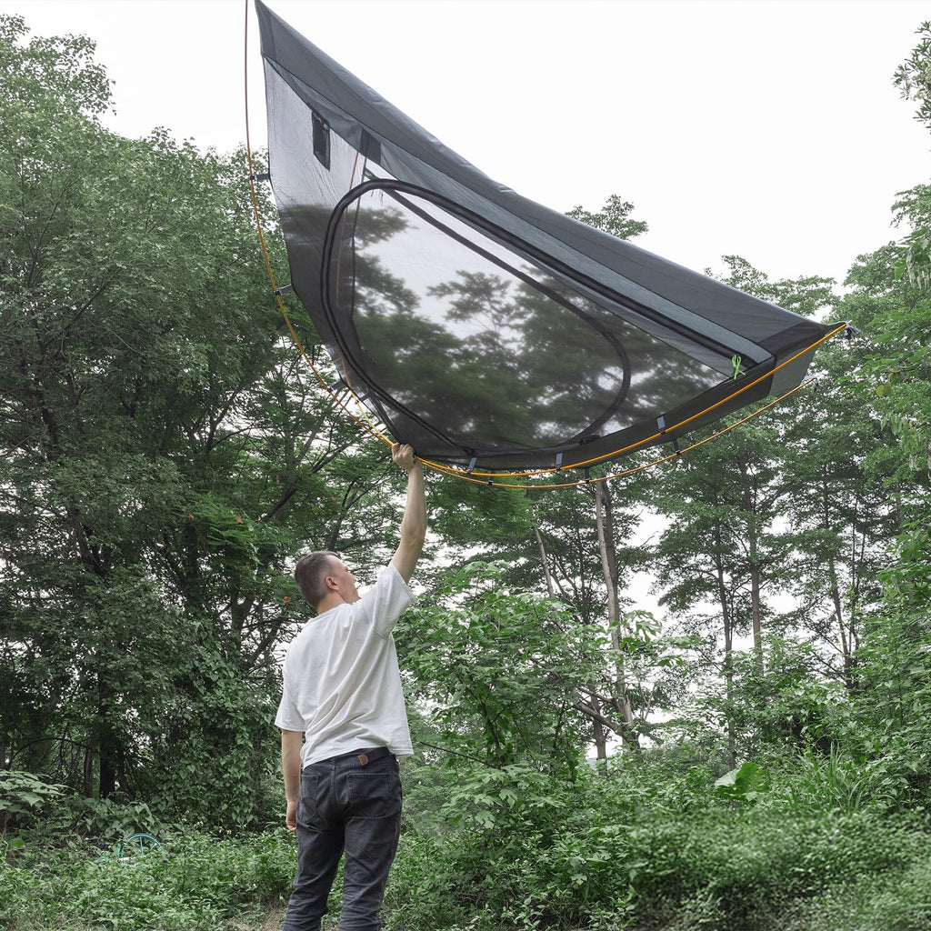 Night Cat 2-Persons Backpacking Tent: Waterproof Lightweight Camping Tent for Two People Hiking Outdoor Mountain with Aluminum Poles and Rainfly Army Green