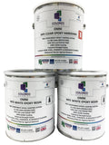 10025 White Epoxy Resin Coating Made with Beautiful and Vibrant Pigments (384 Fl Oz)