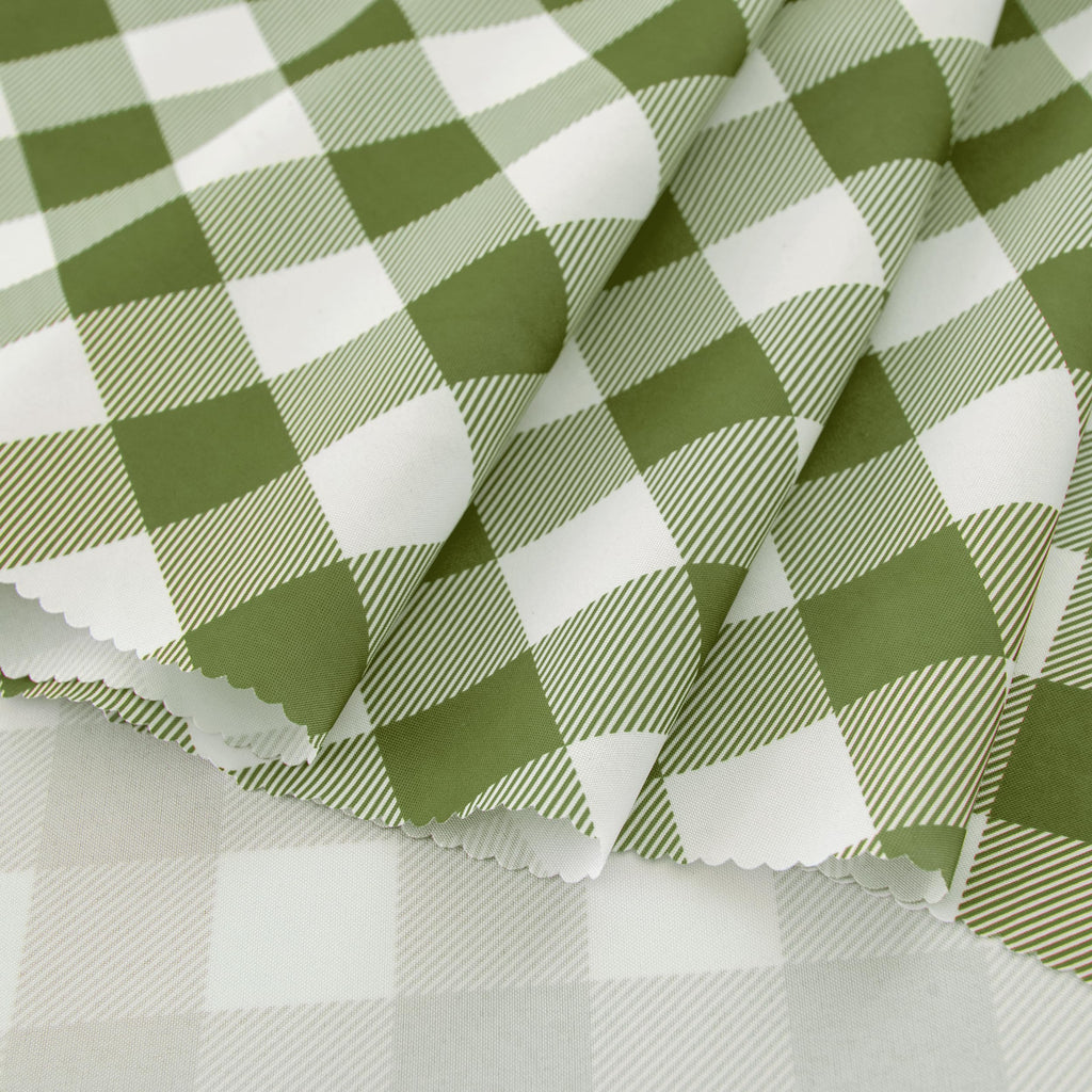 Waterproof Plaid Tablecloth Fabric