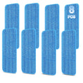 8 Pack 16.5 inch Reusable Mop Pads Microfiber Spray Mop Replacement Heads for Wet (8 Ounce)