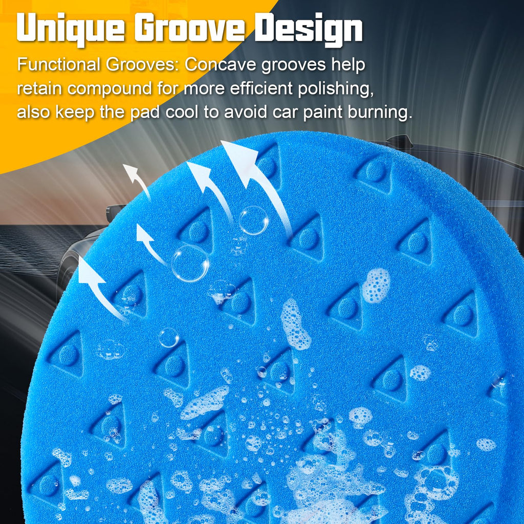 8 Pcs Buffing Polishing Pads (8 Count)
